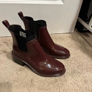 a new day Burgundy Ankle Booties